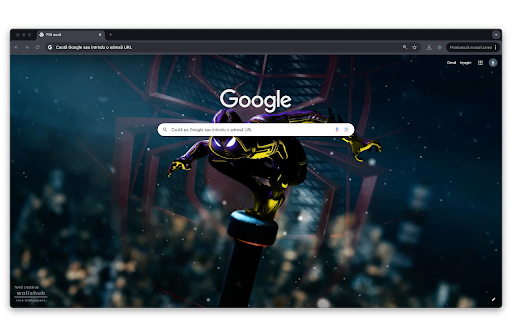 Neon Spiderman Miles Morales (Live Wallpaper)  from Chrome web store to be run with OffiDocs Chromium online