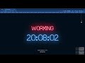Neon work clock newtab  from Chrome web store to be run with OffiDocs Chromium online