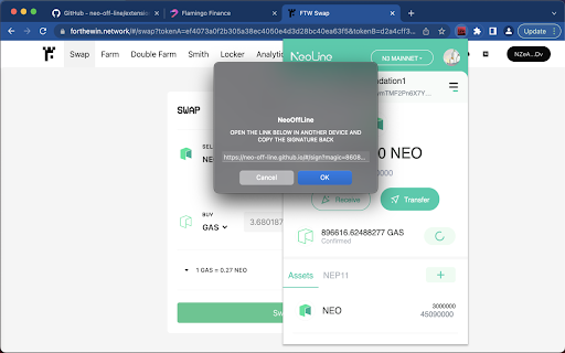 NeoOffLine  from Chrome web store to be run with OffiDocs Chromium online
