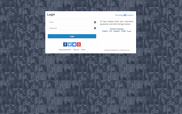 NetAdaptX Screen Sharing Extension  from Chrome web store to be run with OffiDocs Chromium online