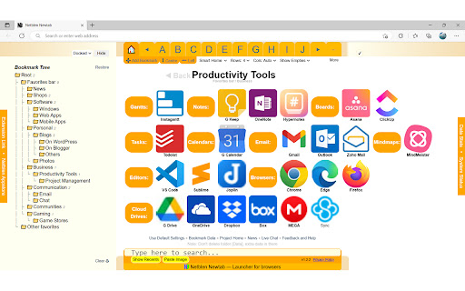 Netblen Newtab  from Chrome web store to be run with OffiDocs Chromium online