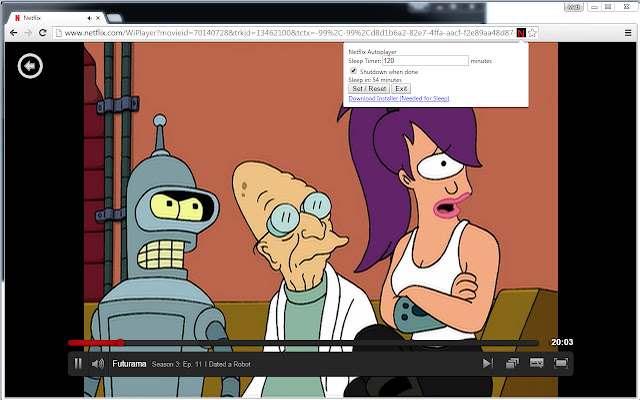 Netflix Autoplayer With System Sleep Timer  from Chrome web store to be run with OffiDocs Chromium online