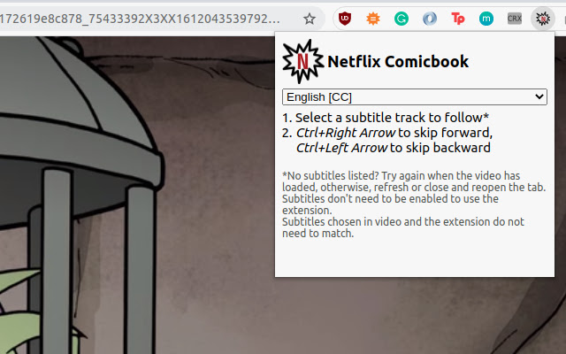 Netflix Comicbook  from Chrome web store to be run with OffiDocs Chromium online