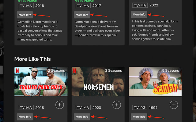 Eksplorator rekomendacji Netflix ze sklepu internetowego Chrome do uruchomienia z OffiDocs Chromium online