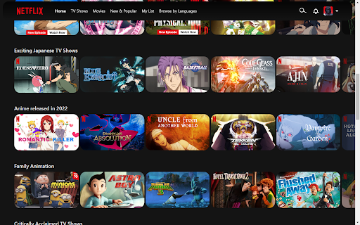 Netflix round  from Chrome web store to be run with OffiDocs Chromium online