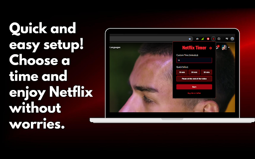 Netflix Sleep Timer  from Chrome web store to be run with OffiDocs Chromium online