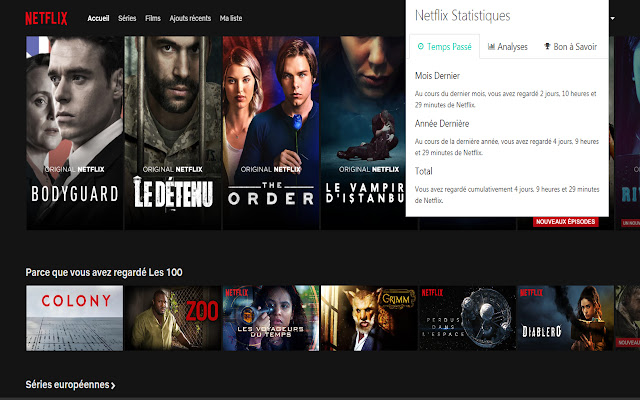 Netflix Statistiques (Nills)  from Chrome web store to be run with OffiDocs Chromium online