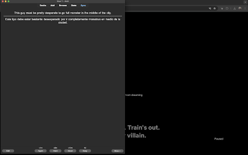 Netflix To Anki  from Chrome web store to be run with OffiDocs Chromium online
