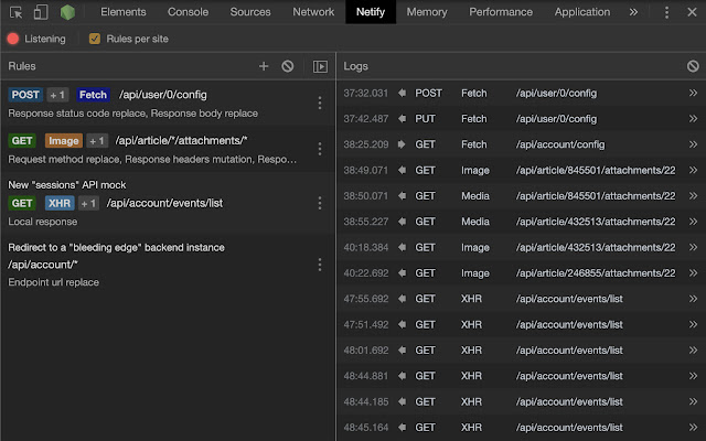 Netify  from Chrome web store to be run with OffiDocs Chromium online