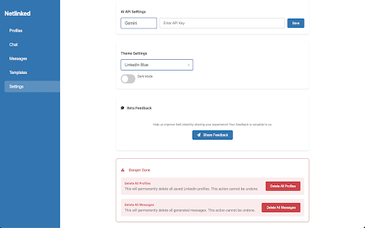 NetLinked  from Chrome web store to be run with OffiDocs Chromium online