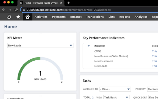 NetSuite Focus  from Chrome web store to be run with OffiDocs Chromium online