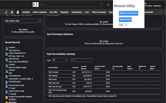 Netsuite Utility Plugin  from Chrome web store to be run with OffiDocs Chromium online