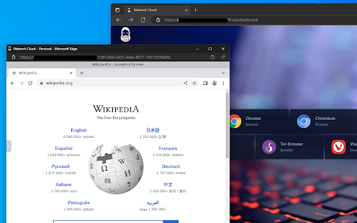 NetworkChuck Cloud Browser  from Chrome web store to be run with OffiDocs Chromium online