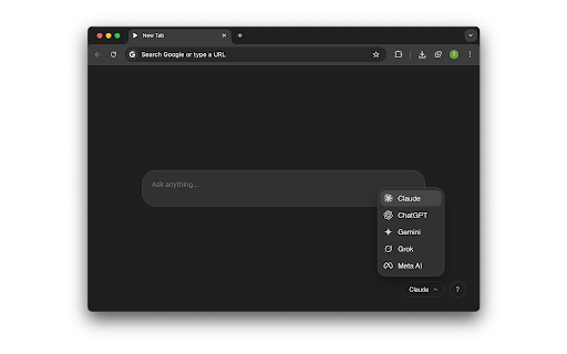 New AI Tab  from Chrome web store to be run with OffiDocs Chromium online