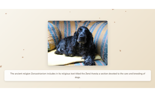 New Dog Tab  from Chrome web store to be run with OffiDocs Chromium online