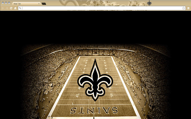 OffiDocs Chromium 온라인과 함께 실행될 Chrome 웹 스토어의 New Orleans Saints 테마