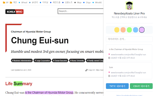 NewsboyKoala Liner Pro  from Chrome web store to be run with OffiDocs Chromium online