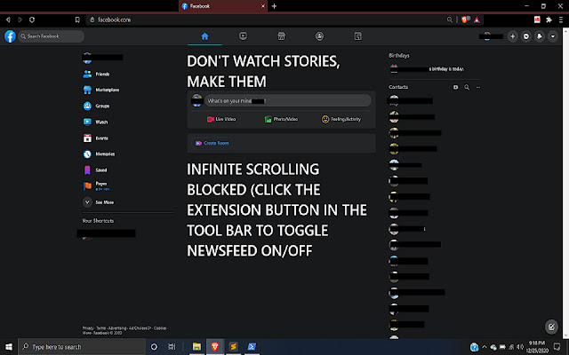 News Feed Blocker  from Chrome web store to be run with OffiDocs Chromium online