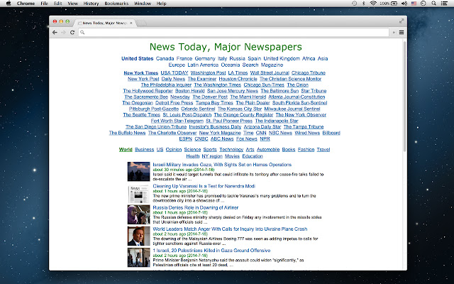 News Today, Major Newspapers  from Chrome web store to be run with OffiDocs Chromium online