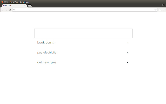 New Tab as Tasks  from Chrome web store to be run with OffiDocs Chromium online