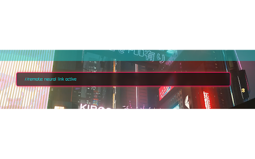 New Tab: Neo Noir Cyberpunk 2077 Aesthetic  from Chrome web store to be run with OffiDocs Chromium online