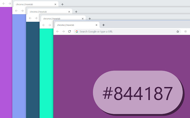 New tab random color generator  from Chrome web store to be run with OffiDocs Chromium online