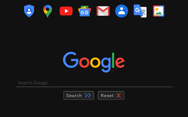 New Tab Start Page  from Chrome web store to be run with OffiDocs Chromium online