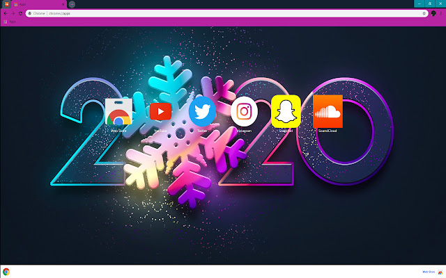 New Year 2020 | Bright Colours  from Chrome web store to be run with OffiDocs Chromium online