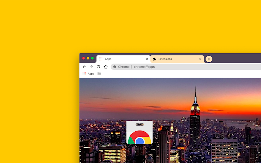 New York Night  from Chrome web store to be run with OffiDocs Chromium online
