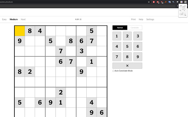 New York Times Sudoku Importer  from Chrome web store to be run with OffiDocs Chromium online