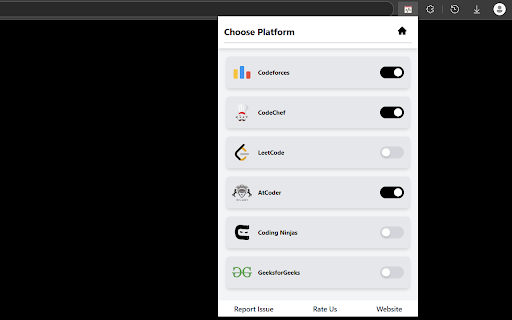 nextContest Contest Tracker  from Chrome web store to be run with OffiDocs Chromium online