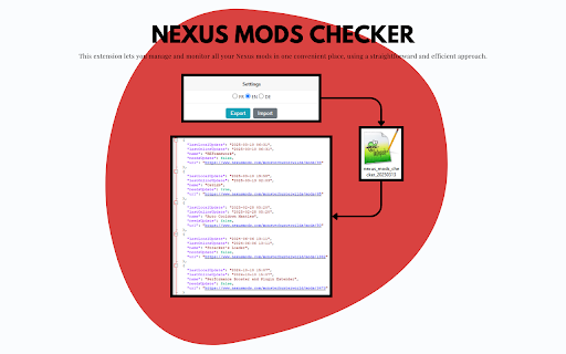 Nexus Mods Checker  from Chrome web store to be run with OffiDocs Chromium online