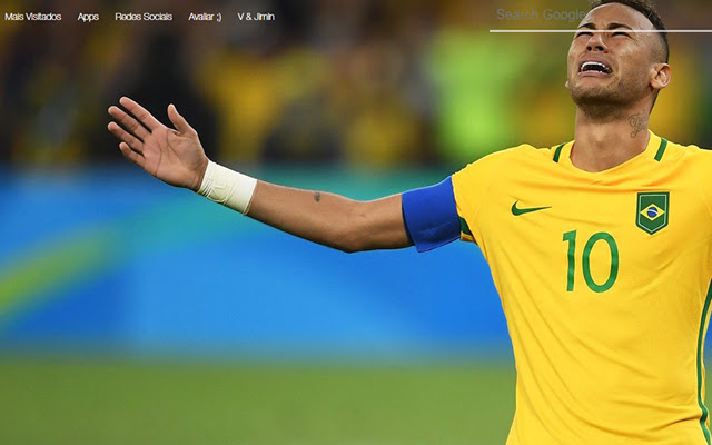 Neymar Papel de Parede Tab Themes  from Chrome web store to be run with OffiDocs Chromium online
