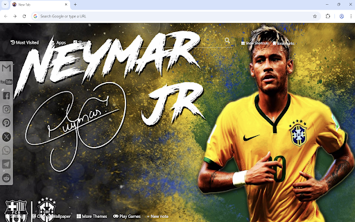 Neymar Wallpaper  from Chrome web store to be run with OffiDocs Chromium online