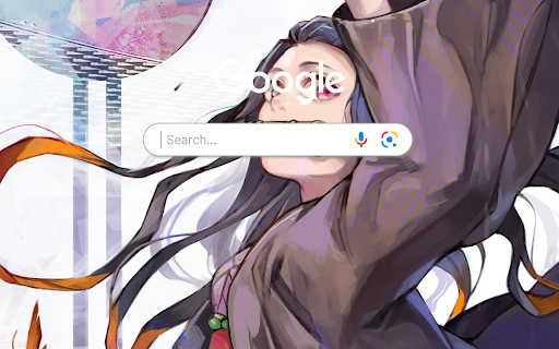 Nezuko Kimetsu no Yaiba Anime Theme  from Chrome web store to be run with OffiDocs Chromium online