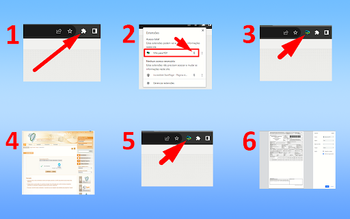 NFe para PDF  from Chrome web store to be run with OffiDocs Chromium online