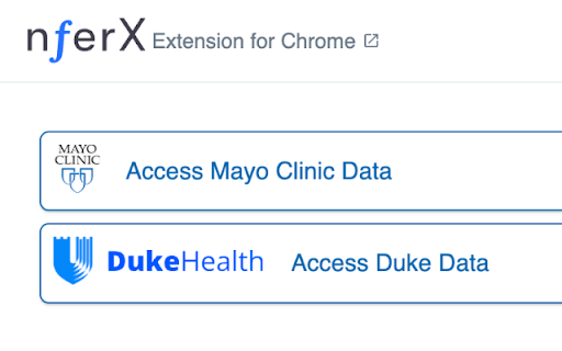 nferX Clinical nSights  from Chrome web store to be run with OffiDocs Chromium online