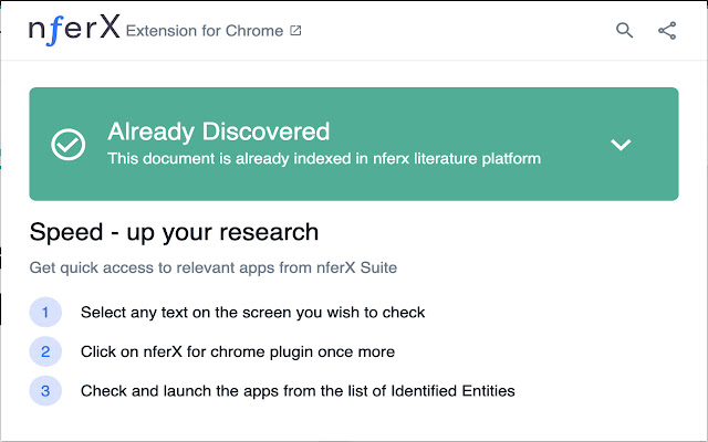 nferX Nucleus  from Chrome web store to be run with OffiDocs Chromium online