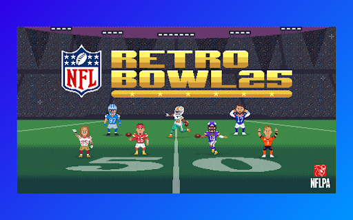 NFL Retro Bowl 25 Side Panel  from Chrome web store to be run with OffiDocs Chromium online