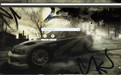 NFS Most wanted 2005 theme  from Chrome web store to be run with OffiDocs Chromium online