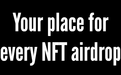 NFT Airdrop Manager  from Chrome web store to be run with OffiDocs Chromium online