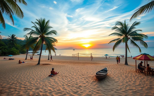 Ngapali Beach  from Chrome web store to be run with OffiDocs Chromium online