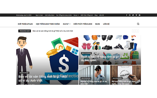 Ngoại Ngữ Atlan  from Chrome web store to be run with OffiDocs Chromium online