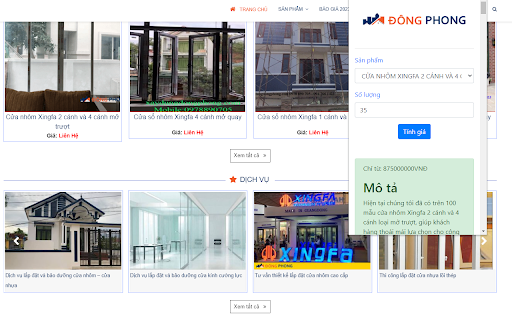Đông Phong Window  from Chrome web store to be run with OffiDocs Chromium online