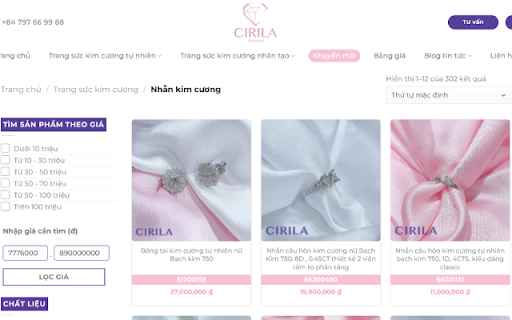 Nhẫn Kim Cương  from Chrome web store to be run with OffiDocs Chromium online