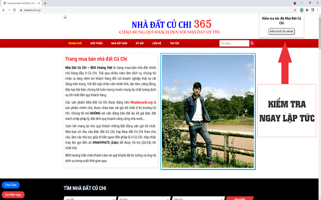 Nhà Đất Củ Chi  from Chrome web store to be run with OffiDocs Chromium online