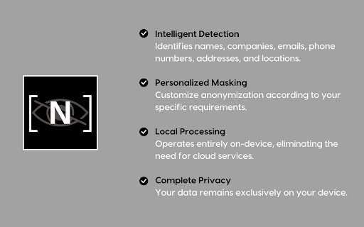 NICH: GPT Anonymizer  from Chrome web store to be run with OffiDocs Chromium online