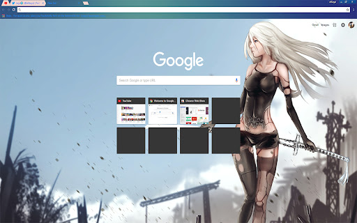 NieR: Automata | ART YoRHa A2 (№ 2) «1080P»  from Chrome web store to be run with OffiDocs Chromium online