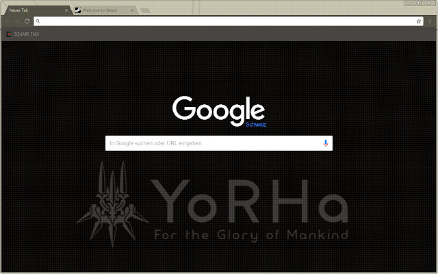 Nier:Automata YoRHa Theme  from Chrome web store to be run with OffiDocs Chromium online