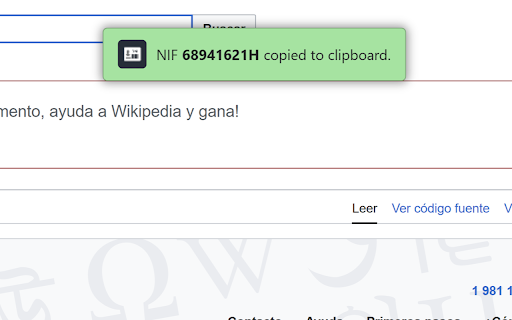 NIF Generator  from Chrome web store to be run with OffiDocs Chromium online